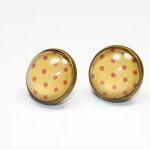 Red Polka Dot Earrings-bri..